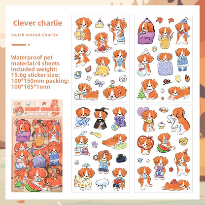 Stickers perritos-4 planchas