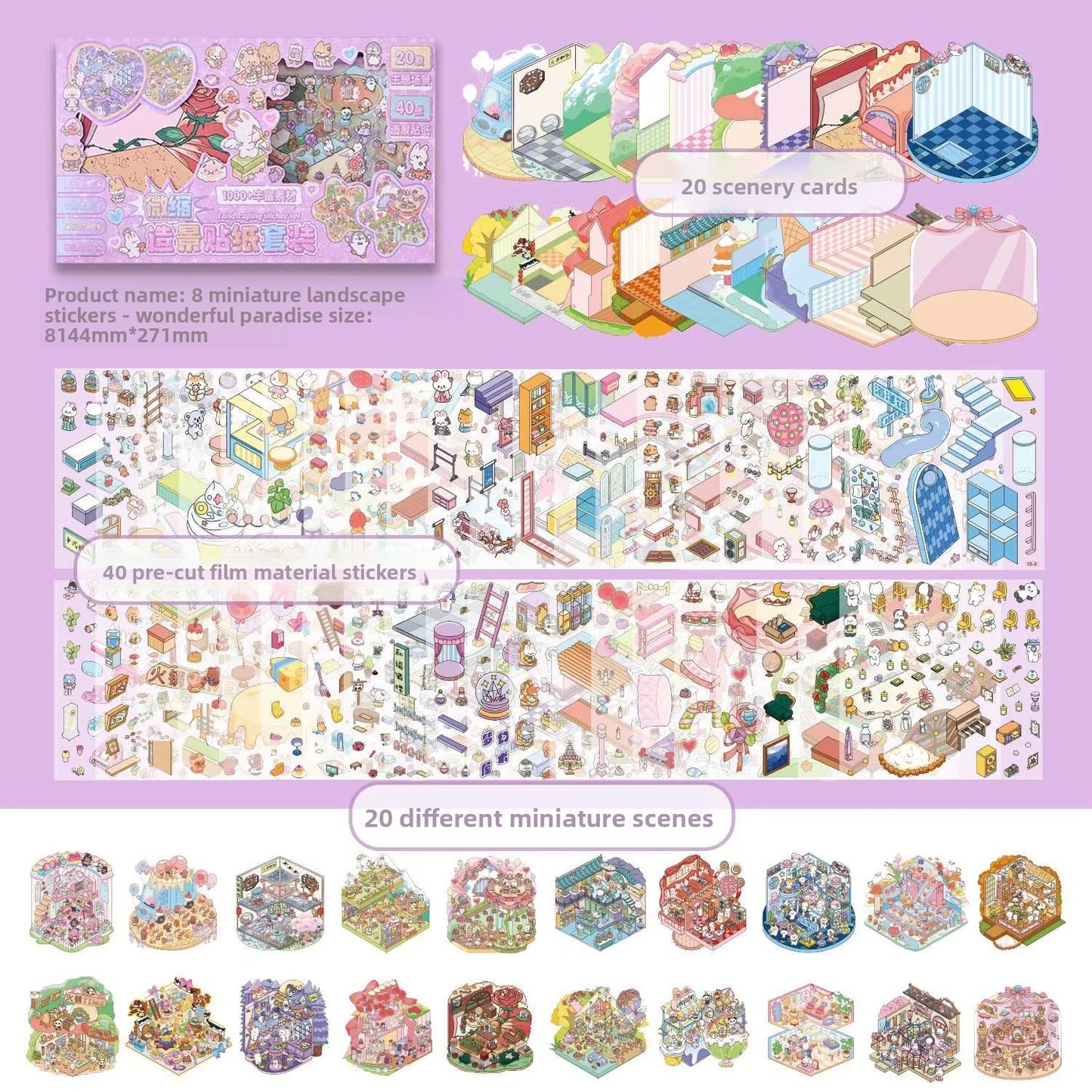 Box de escenario animals-20 escenarios