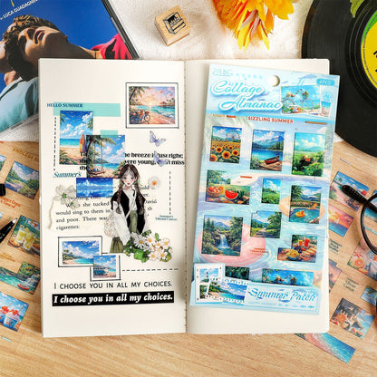 Stickers collage almanac-6 planchas