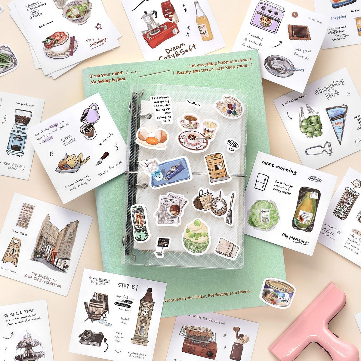 Librito de stickers papermate-25 hojas