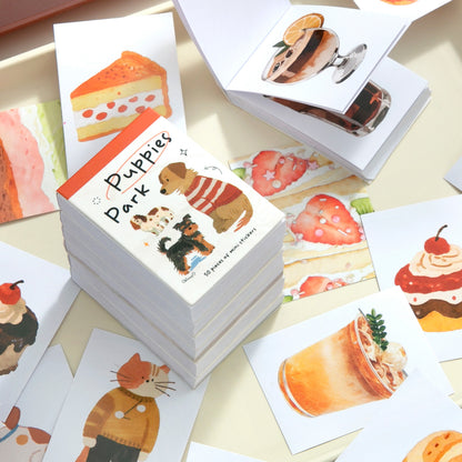 Mini librito de stickers cute-50 pzas