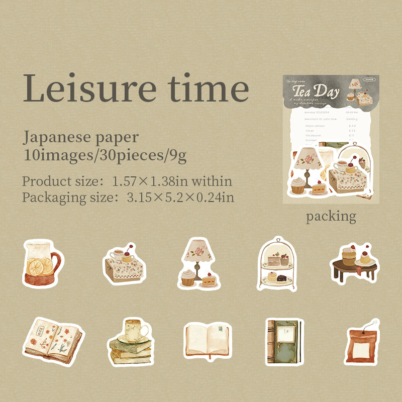 Stickers tea day-20 pzas