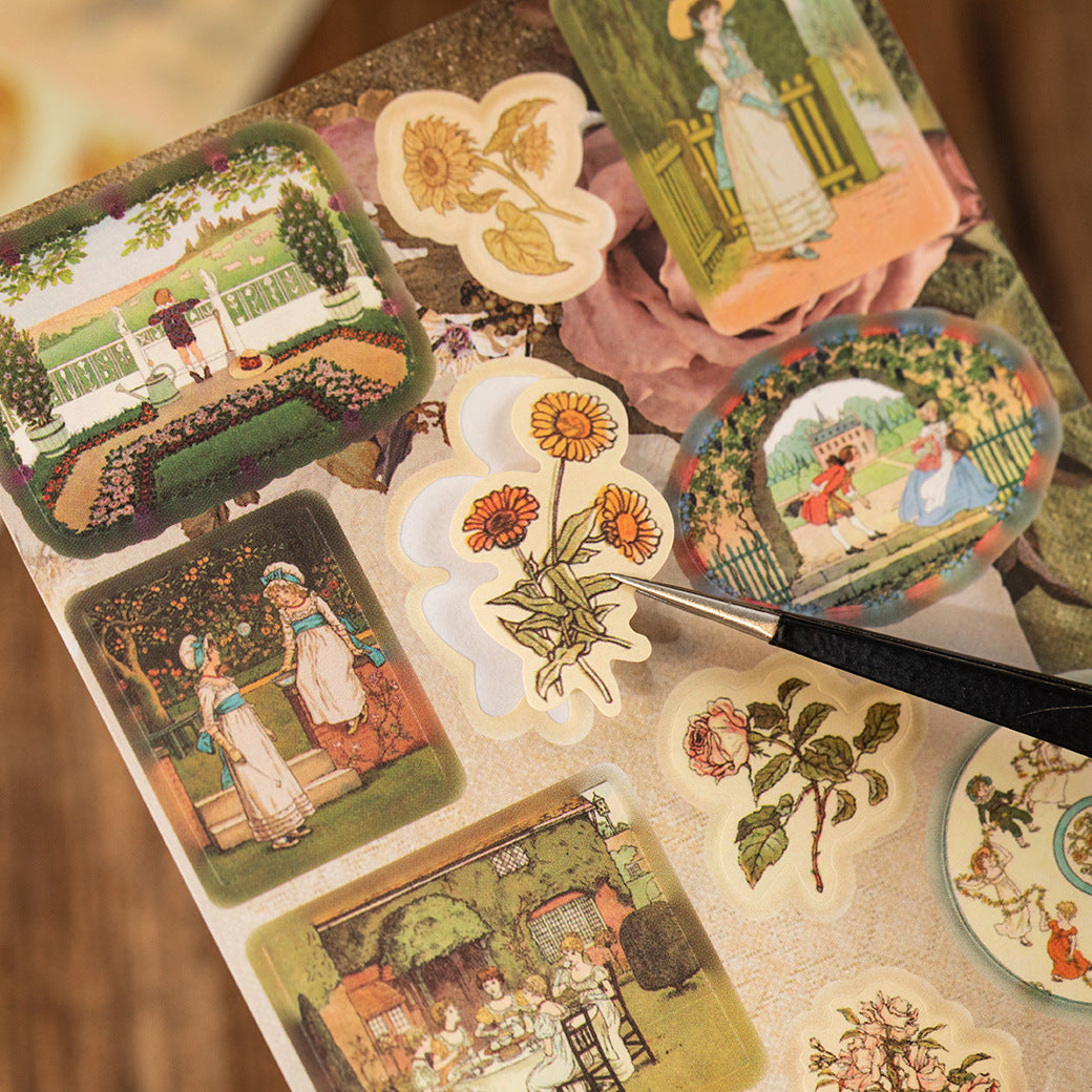 Librito de stickers old carnival tour-30 pzas