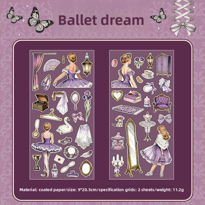 Set de stickers fantasy-2 planchas