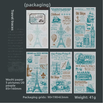 Block de stickers art poster-20 hojas