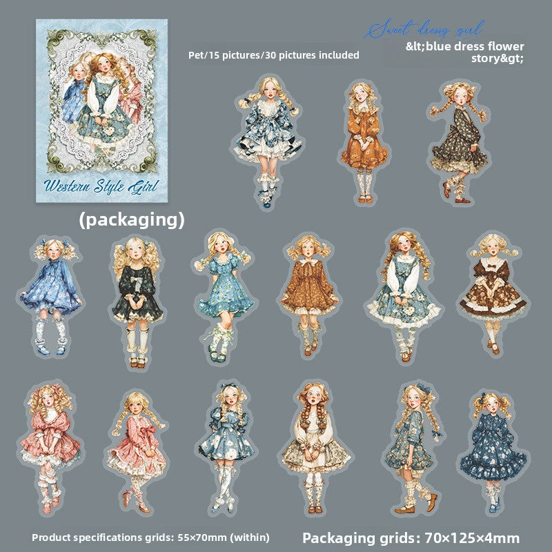 Stickers westerm style-15 pzas