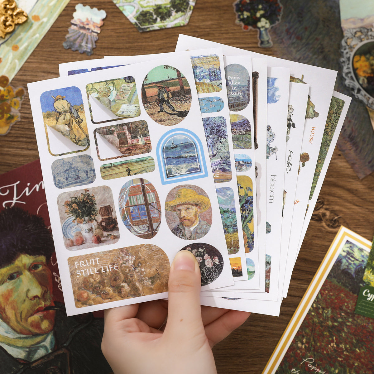 Set de papeleria Van Gogh-157 pzas