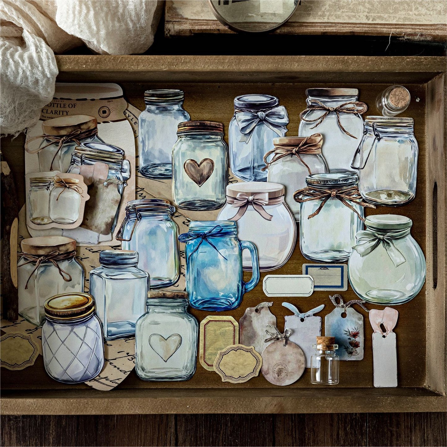 Stickers botellitas-25 pzas