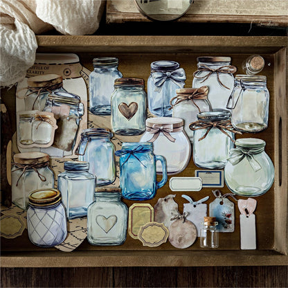 Stickers botellitas-25 pzas