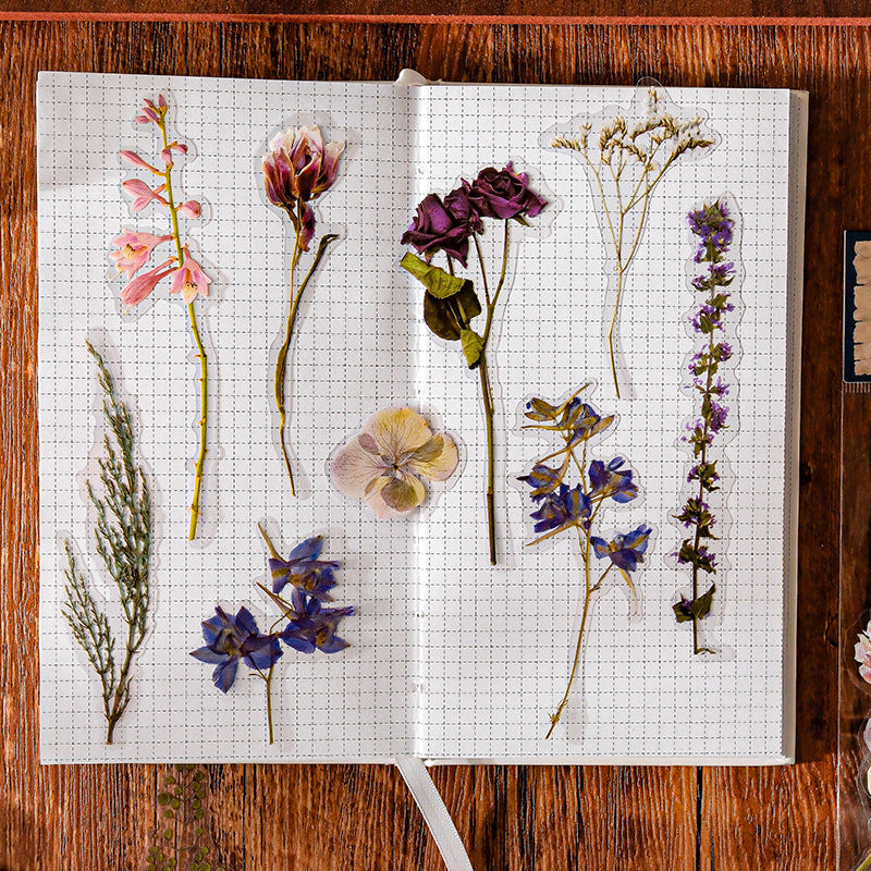 Stickers vintage plant-40 pzas