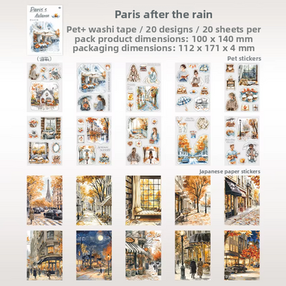 Libro de stickers Paris autumn-20 hojas