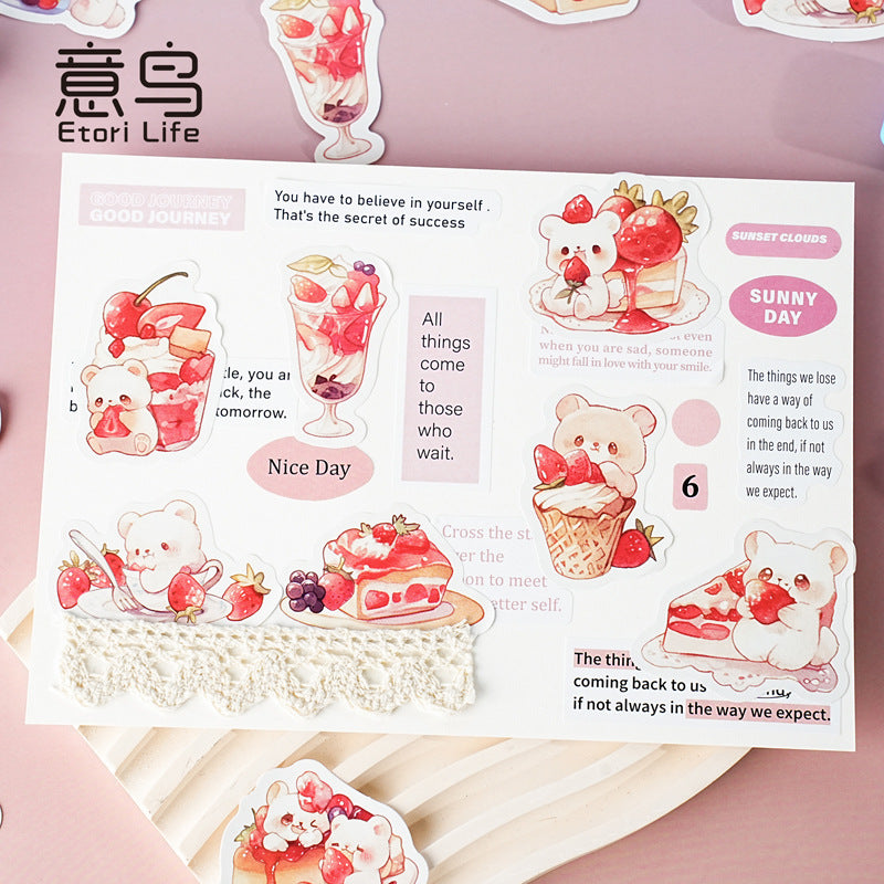 Cajita de stickers animales sweet-40 pzas