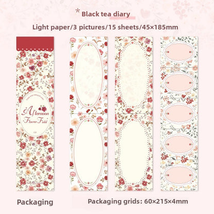 Notepad decopapel long strip-15 pzas