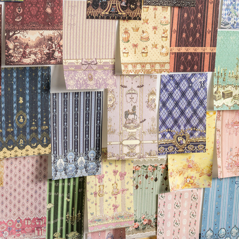 Papel rococo dream-30 pzas