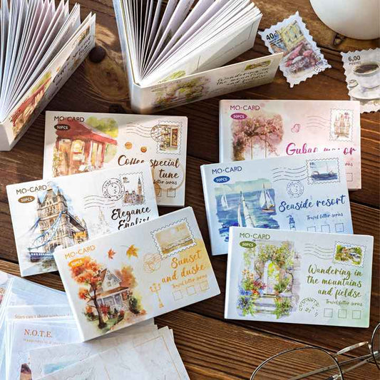 Notepad mini cartas y postales-50 hojas