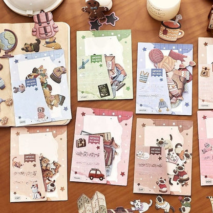 Stickers estilo bordados-20 pzas