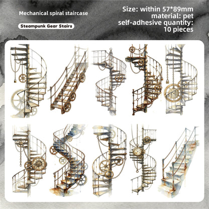 Stickers escaleras-10 pzas