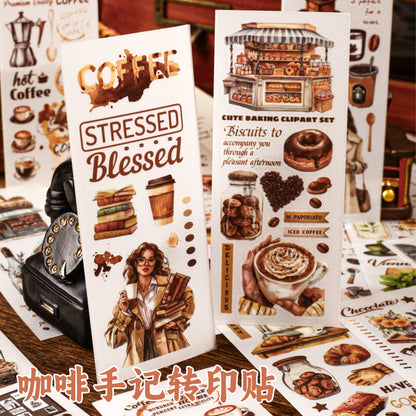 Stickers transfer coffee-3 pzas