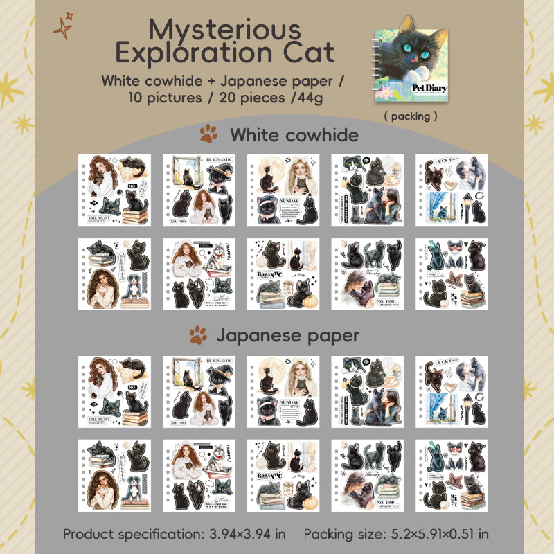 Block stickers gatitos-20 hojas