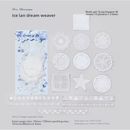 Stickers lace story-30 pzas