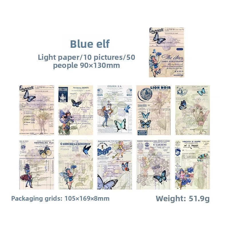 Set decopapel the elves-50 pzas