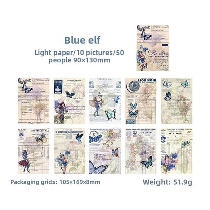 Set decopapel the elves-50 pzas