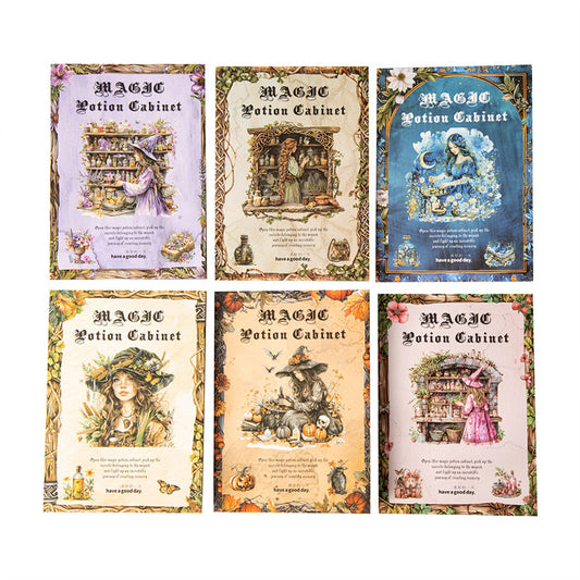 Libros de stickers potion gabinet-20 hojas