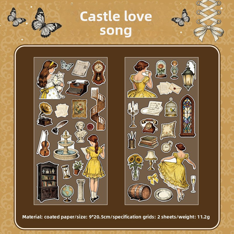 Set de stickers fantasy-2 planchas