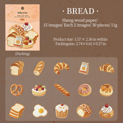 Stickers bordados-30 pzas