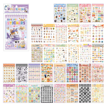 Libro de stickers Simno Cute Pet Collection-32 hojas