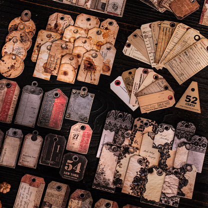 Stickers tag vintage-15 pzas