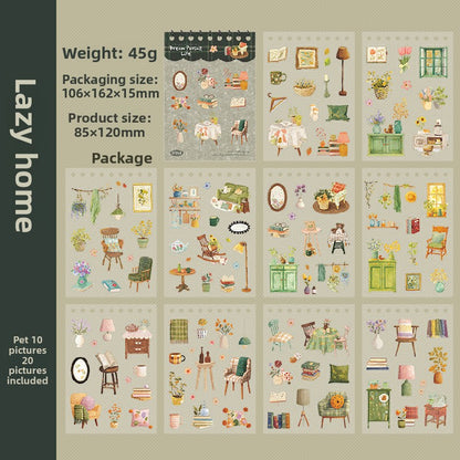 Libro de stickers dream pursuit life-20 hojas