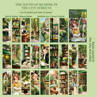 Stickers urban scenary-25 pzas