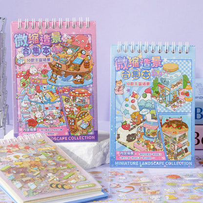 Libro de stickers 10 escenarios landascape