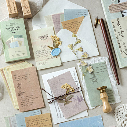Librito de citas papel artesanal-50 hojas