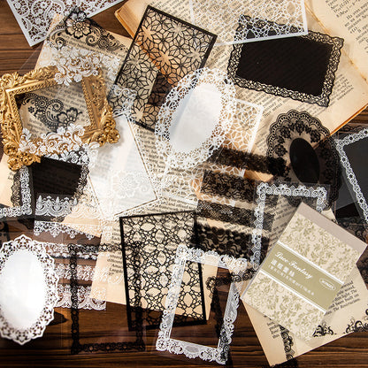 Stickers lace fantasy-30 pzas