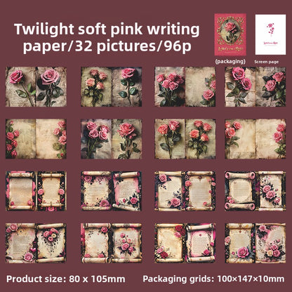 Libro decopapel letter from a rose-36 pzas