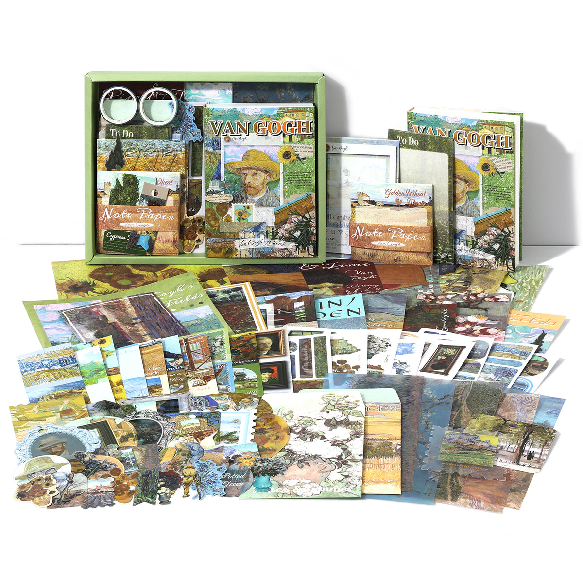 Set de papeleria Van Gogh-157 pzas