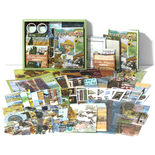 Set de papeleria Van Gogh-157 pzas