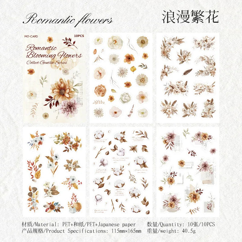 Revista stickers gentlee series-10 hojas