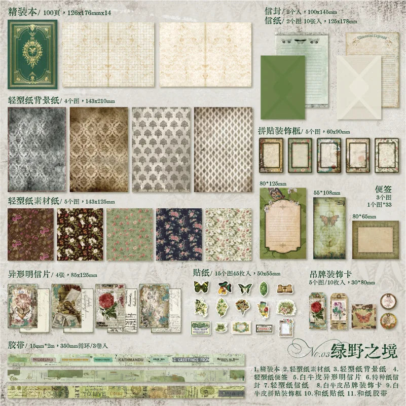 Set Journal Medieval-185 piezas