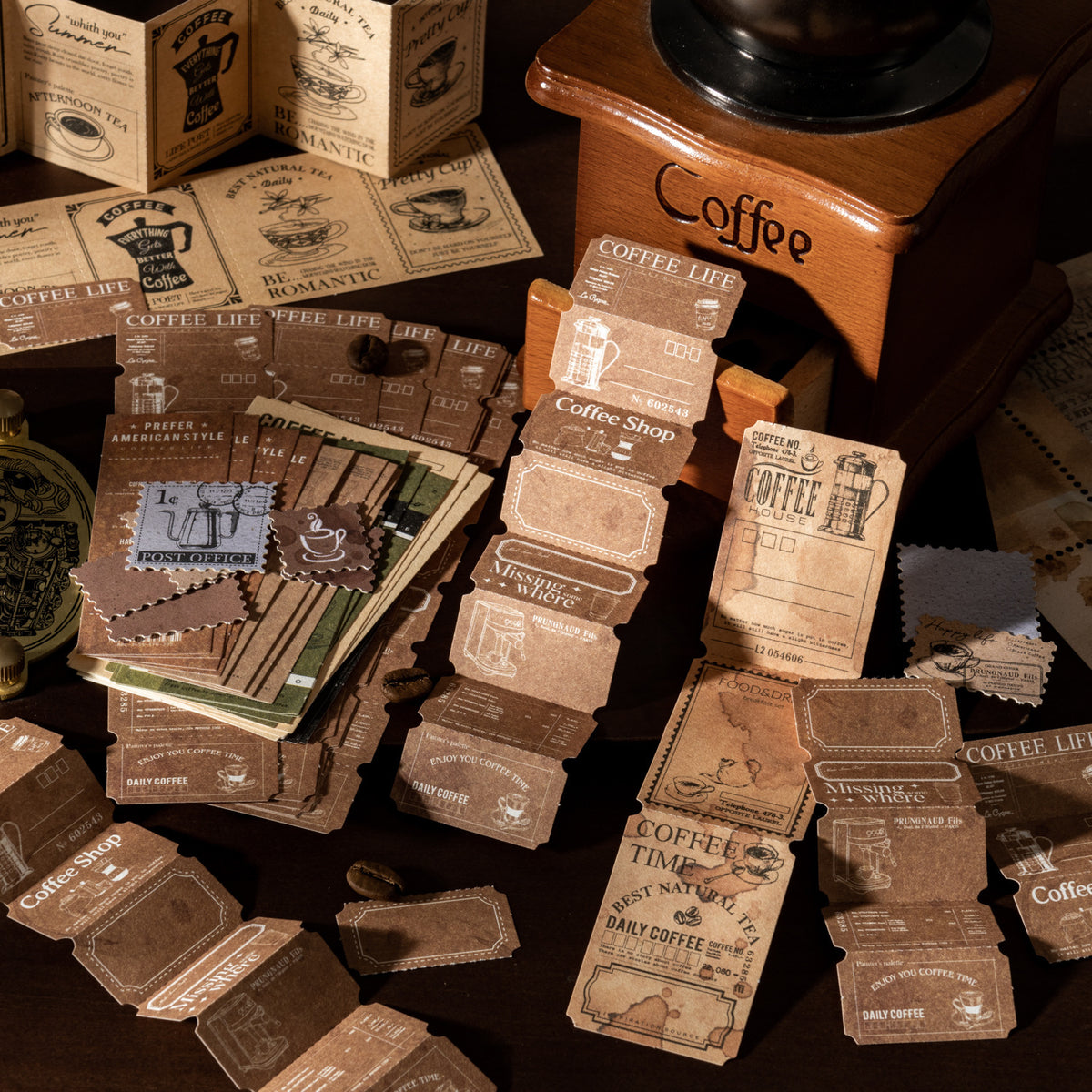Set de papeleria Coffee-125 pzas