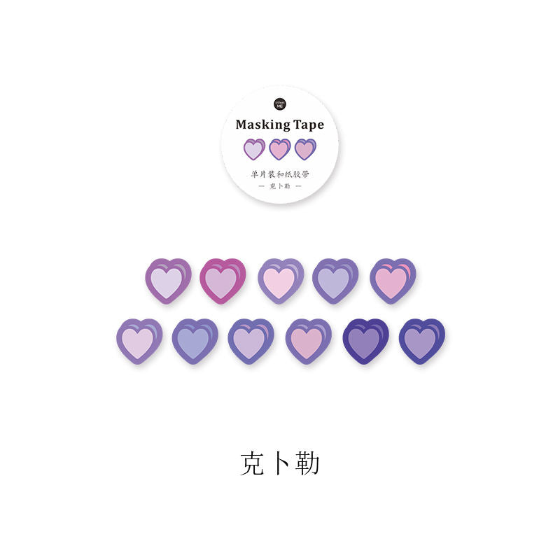 Stickers corazones-100 piezas