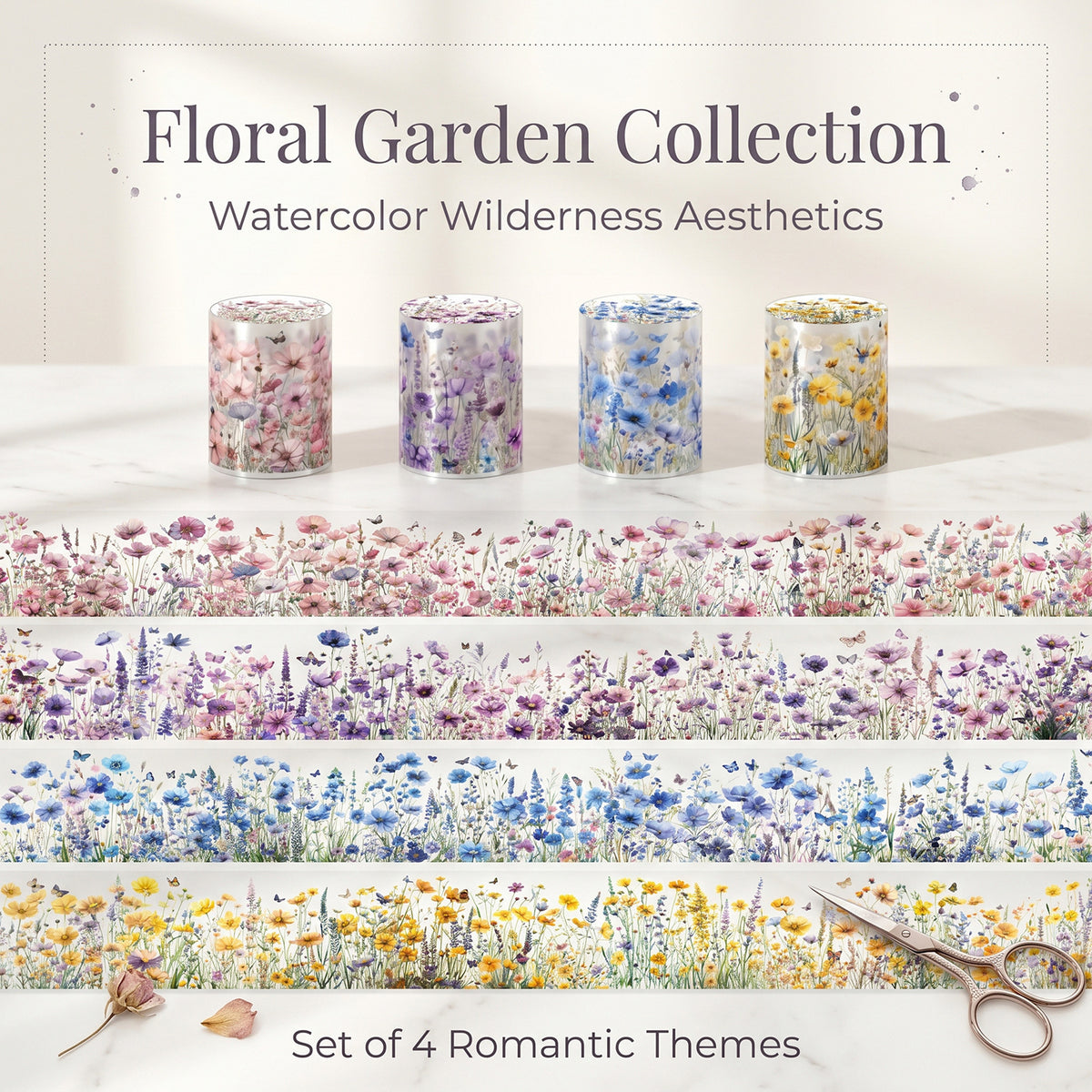 Washitape floral garden-2 metros