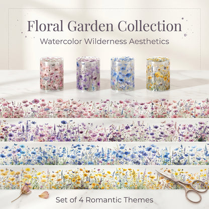 Washitape floral garden-2 metros