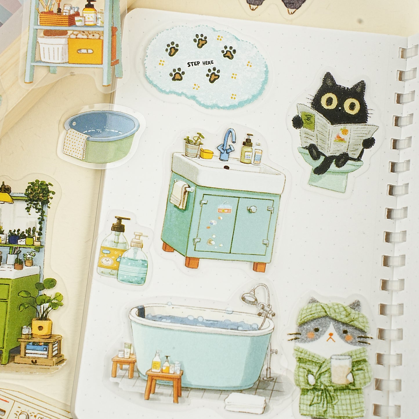 Stickers whispers of home-15 pzas
