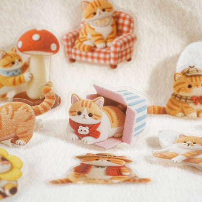 Stickers buddies fluffy-15 pzas