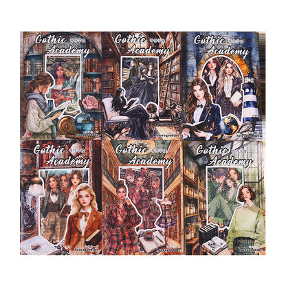 Stickers gothic academy-25 pzas