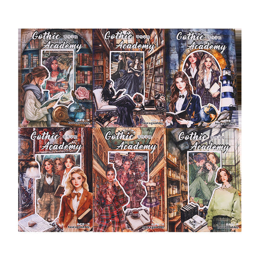 Stickers gothic academy-25 pzas