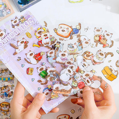 Stickers gatitos cute-4 planchas